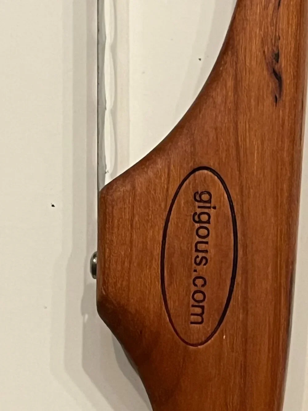 Gigous Handcrafted Yukon Fiddle Bow Bread Knife Wood Sourdough Slicer